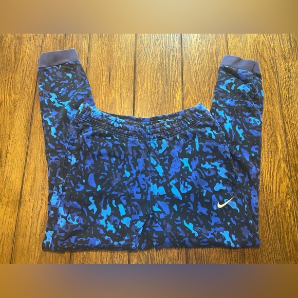 Nike Sweat Pants Blue Size M B8 - Picture 1 of 3